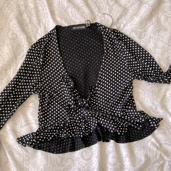 Polka dot crop top - Picture 2 of 2
